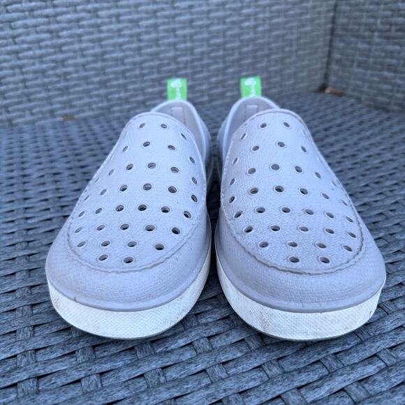 Sanukl‎ Lil Walker Shoes Loafers Slip On Comfort Waterproof White Kids Size 4 - Picture 6 of 7
